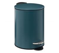 Poubelle métal à Pédale 3 litres Atmosphéra - Pétrole