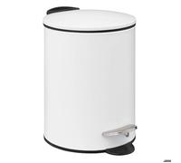 FIVE Simply Smart – Poubelle à pédale Softclose – 3 L – Blanc
