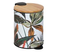 5five Poubelle métal Palawan – 3 L à fermeture douce – Multicolore