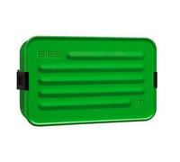 poubelle métal vert