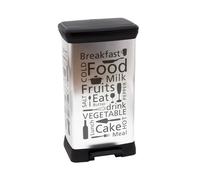 Poubelle métallisé avec pédale de Curver quatre motifs électroménager cuisine