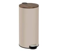 Poubelle Modern Color avec Pedale 30L Argile et Acacia 37 7x29 2x59 5 cm - 5five