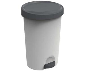 Poubelle moderne solide à pédale 70 litres - Gris Clair