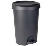 Poubelle moderne solide à pédale 70 litres - Gris Foncé