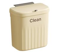 Poubelle montée au mur, poubelle murale | récipient à déchets pour salle de bain - poubelle fixée au mur, grande capacité avec poubelle avec couvercle, récipient pour Ar