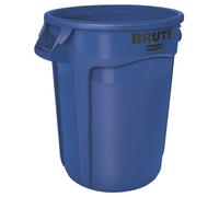 Poubelle multi-usages bleue 121l PE extérieur-Ø560xH692mm RUBBERMAID