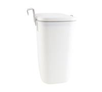 Poubelle Murale de Grande capacité, Solution pour Cuisine et Salle de Bains, 9l, Contrôle des Odeurs, Corbeille à Déchets Suspendue, Facile à Nettoyer
