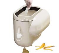 Poubelle murale - Poubelle de comptoir pliable, collecteur de à couvercle à charnière, support à multi-chambres, unité de recyclage cachée | Pour organiser les, maison, salle d