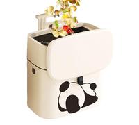 Poubelle Murale - Poubelle Suspendue | Pouiches De Porte De L'armoire | 9L Counter Comptoir Coules De Compost | Anti-odor Scellant Un Déchet Avec Couvercle Pour Salle De Bain Couche Salon À L'i