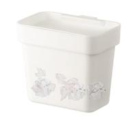 Poubelle murale pour porte d'armoire, poubelle murale avec poubelle montée sur la porte - Poubelle de cuisine carrée multifonctionnelle pour armoires