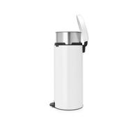 Poubelle Newicon 30 L Blanc, Liner en métal, Brabantia