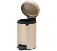 Poubelle Newicon 3l champagne - Brabantia - Or - Plastique G