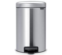 Poubelle NewIcon Brabantia 12 L gris brossé mat