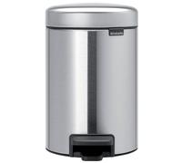 Poubelle NewIcon Brabantia 3 L gris brossé mat