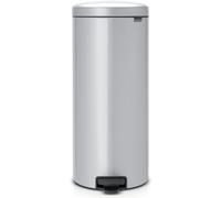 Poubelle NewIcon Brabantia 30 L gris métal