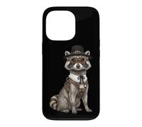 Poubelle Panda Raton Laveur Vintage rétro Dinde Jour dîner d'automne Coque pour iPhone 13 Pro