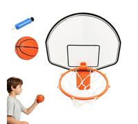 Poubelle Panier de basket-ball Backboard Pompe à air manuelle Balle incluse | Ensemble de mini chapeaux de basket-ball avec pince pour enfants, adolescents, garçons, filles, étudiants à partir de 3 ans