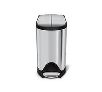 Poubelle papillon à pédale 10L code R inox