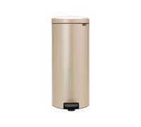 Poubelle NewIcon Brabantia 30 L, métal doré