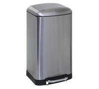 Poubelle pédale métal 30L ""Ariane"" inox