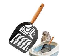 Poubelle - Pelle en acier inoxydable pour chat | Grattoir à litière en métal, longue poignée ergonomique pour un nettoyage facile, design durable antirouille, parfait pour les voyages à la maison et