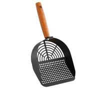 Poubelle - Pelle en acier inoxydable pour chat | Grattoir à litière en métal, longue poignée ergonomique pour un nettoyage facile, design durable antirouille, parfait pour les voyages à la maison et