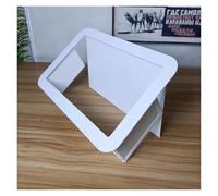 Poubelle plan de travail Couvercle De Poubelle Encastré, Couvercle De Poubelle Automatique En Acier Inoxydable 304, Porte Rabattable Rectangulaire Pour Cuisine(White,19.5x13.5x6cm/7.7x5.3x2.4in)