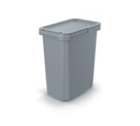 Poubelle Poubelle avec Couvercle 12L Poubelle Recyclage Systema Plastique Gris