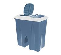 Poubelle pour déchets triés 2 x 25 l gris