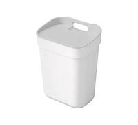 Poubelle, pour le recyclage, 10 litres, blanc.