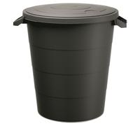 Poubelle pour ordures, déchets, plastique robustes 120 litres trois couleurs.