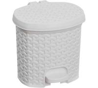 keeeper Poubelle cosmétique à pédale Tjark 3 L plastique Blanc (Nordic White)