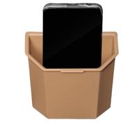 Poubelle pour voiture, organiseur de voiture, boîte de rangement étanche, support de téléphone portable, porte-cartes, petite poubelle, accessoires d'intérieur de voiture