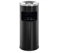 Poubelle professionnelle pour accueil hôtel gare 17 litres - Noir