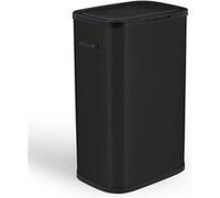 KITCHEN MOVE Poubelle de cuisine push 60L PORTLAND en acier Inox NOIR Ouverture par simple pression