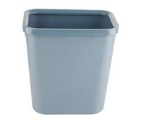Poubelle Rectangle de 8L, Poubelle de Salle de Bain Mince en Plastique Épaissir Poubelle Ouverte, Poubelle Poubelle pour Chambre Cuisine Salle de Bains Hôtel Bureau Salon (Gris)