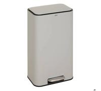 Poubelle rectangulaire à pédale Delta 30L gris