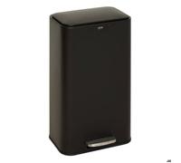Poubelle rectangulaire à pédale Delta 30L noir