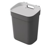 CURVER READY TO COLLECT 10L Poubelle, gris foncé 02101-229