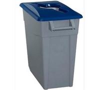 Poubelle recyclage Denox 65 L Bleu G