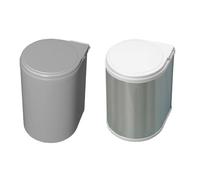 Poubelle ronde 13 L Dim 352 x 355 x 277 mm en Acier Inox - EMUCA - 8035865
