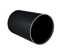 Poubelle Ronde en Plastique Solide, Grosse Capacité, Style Moderne | Seau à Déchets Léger, Anneau de Fixation pour Paquet, Bureau, Chambre, Appartement, Décor Simple