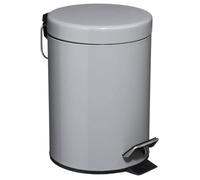 JJA Poubelle 105614 Métal 3 L Gris