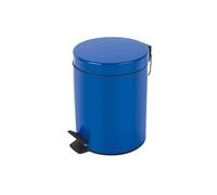 Spirella – Poubelle à pédale SYDNEY Acier design moderne Seau amovible Bleu 3 L