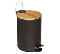 UNIVERSDECOR Poubelle salle de bain 3 litres Modern Color Atmosphéra (Charbon)