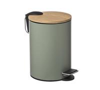 UNIVERSDECOR Poubelle salle de bain 3 litres Modern Color Atmosphéra (Kaki)