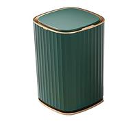 Poubelle Salle de Bain Poubelle intelligente à capteur sans contact |Cuisine Automatique |poubelle avec couvercle |Poubelle en plastique résistante aux chiens de 1,6 gallon for le bureau, le salon, la