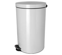 Poubelle "sanitaire" anti germes 20 litres - Blanc