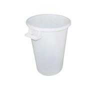 CIS Poubelle empilable sans couvercle 75 L Ø44 x H63 cm blanc