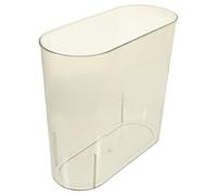 Poubelle sans Couvercle Transparente PET, Design Mince pour Salle de bain | Ouverture Large, Capacité Portante Solide, Style Moderne Simple, Chambre Louée, pour Canettes et Bouteilles